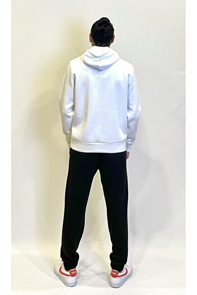 Superlife Men's Hooded Comfortable Fit Fleece Lined 3-Thread Williams. Brooklyn Printed Sweatshirt Spr24Sw04