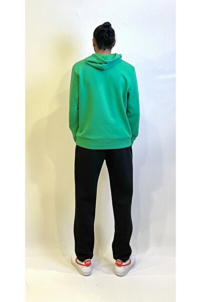 Superlife Ανδρικό φούτερ με κουκούλα Superlife με άνετη εφαρμογή, με φλις εσωτερικά, 3 κλωστές, με στάμπα Los Angeles spr24sw10