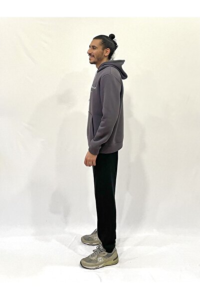 Superlife Men's Hooded Comfortable Fit Fleece Lined 3-Thread El Letter Printed California Printed Sweatshirt Spr24Sw03