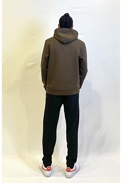 Superlife Суперлайф мъжка качулка с качулка и подплата от поларен флис, 3-слоен калифорнийски принт spr24sw11