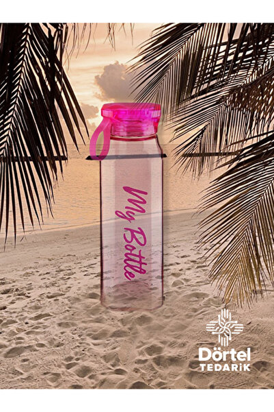Dörtel Tedarik My Bottle Corner Glass Flask 500 ml - Color Options Available