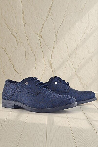 Rakerplus Синій костюм з металевими деталями, класичне взуття для хлопчиків