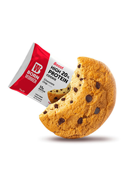 Born Winner بورن وينر بووست كوكيز شيكوليت شيبس 75gx12 BW Boost Chocolate Chip...