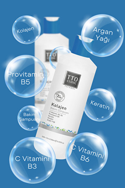 TTO Clınıc Kolajen Bakım Ve Hacim Şampuanı 500 ml (ÇAY AĞACI YAĞI / TEA TREE OIL)