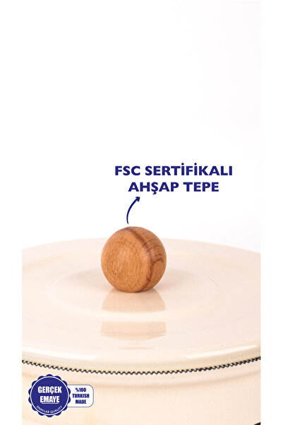 EMAYlab Mood Enamel Oven/baking/yogurt Pot (18CM)