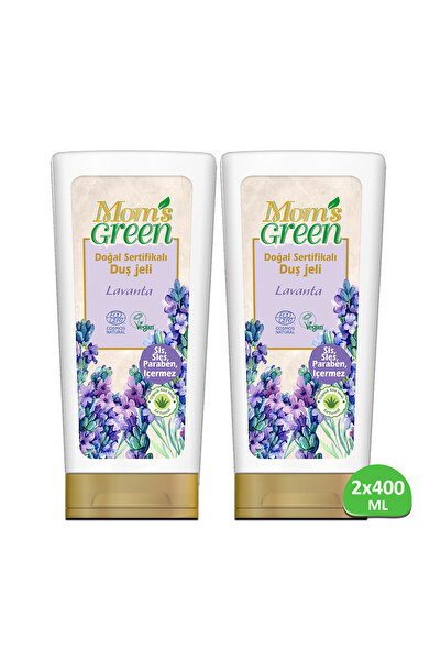 Mom's Green 2'li Set Doğal Sertifikalı Duş Jeli - Lavantalı 400 ml *2 Ecocosmos
