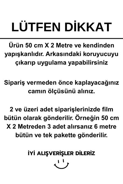 AUTOFOLYO Cam Filmi Koyu Ton 50cm X 2 Metre Ev - Ofis - Oto Uyumlu Yapışkanlı