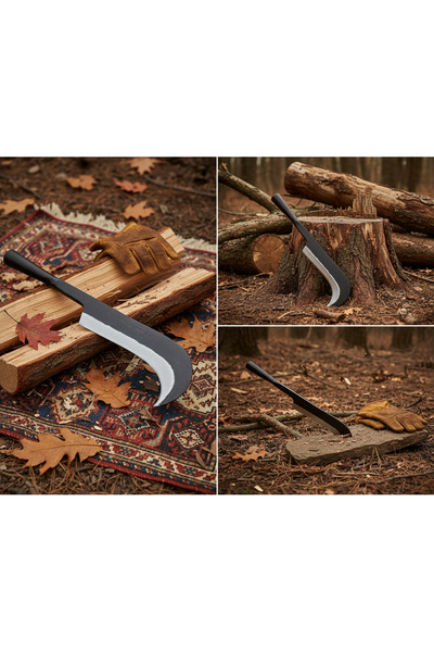 Yatağan Zeybek Tahra: Yekpare Çelik Dövme Tahra - Yatağan El Yapımı Geleneksel Balta