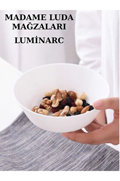 Luminarc Arcopal Zelie Beyaz (YEMEK TABAĞI & ÇORBA KASESİ) 12 Parça 6 Kişilik Yemek Takımı.madame Luda.