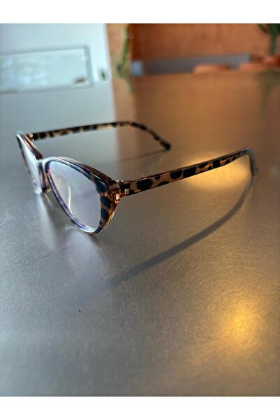 funeyes Carat Cat Eye Leopar Desenli 46 Ekartman küçük cat eye gözlük