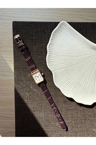 QUARTZ Rubsey Vintage Women Wristwatch Retro Minimal Leather Dordon 1 Pcs