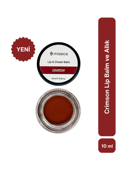 miseca Crimson Lip Balm ve Allık 10 ml