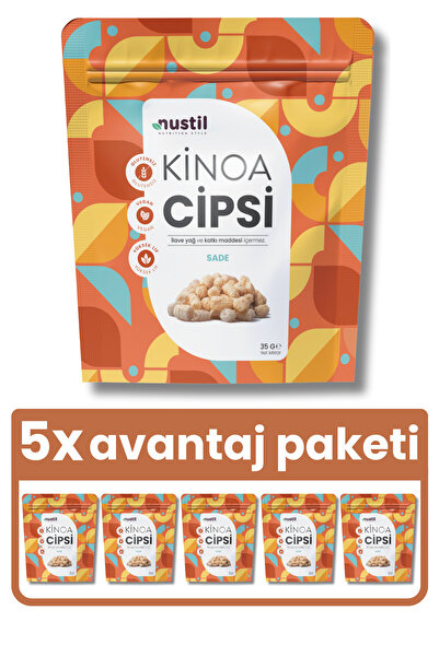 NUSTİL رقائق الكينوا العادية الخالية من الغلوتين 35 جرام