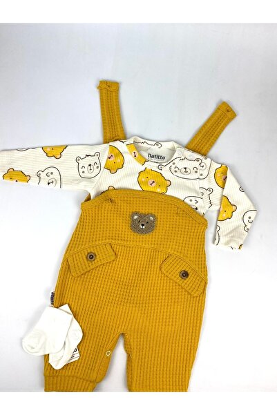 bebekyol Bear Embroidered Baby Set