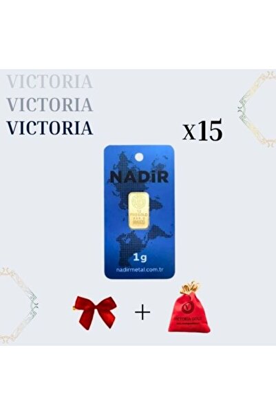 Victoria 15 Adet 1 gr 24 Ayar 995 Altın (Nadir Yada Sar )