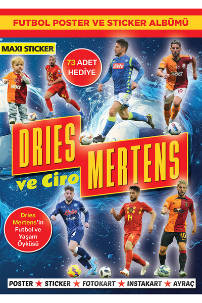 MAXİ Drıes Mertens Poster ve Sticker Albümü 011