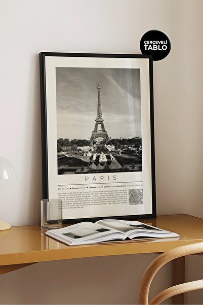 House Gorgeous Paris, Franța, Colecția Orașe Mondiale, pictură cu poster monocrom