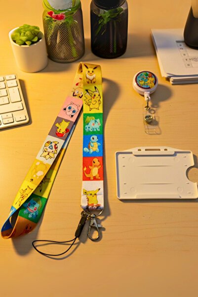 excarpin Set de trei suporturi pentru carduri Pokemon Concept pentru gât