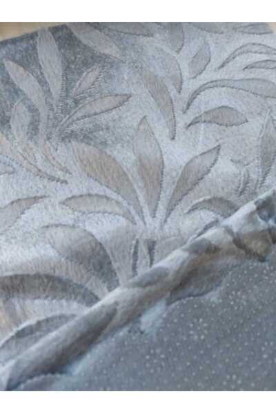 AKTAR Husa pentru canapea extensibila anti-alunecare din pene thailandeze 175x215 gri