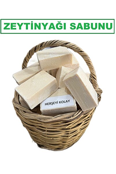 Herşeyi Kolay Zeytinyağı Sabunu Doğal Yapım 1 Kg Saf Zeytinyağı Sabunu