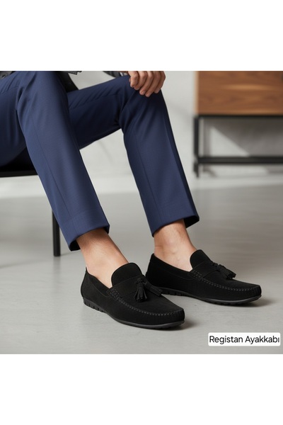 Registan Shoes %100 HAKİKİ DERİ, YUMUŞACIK, ERKEK MAKOSEN AYAKKABI