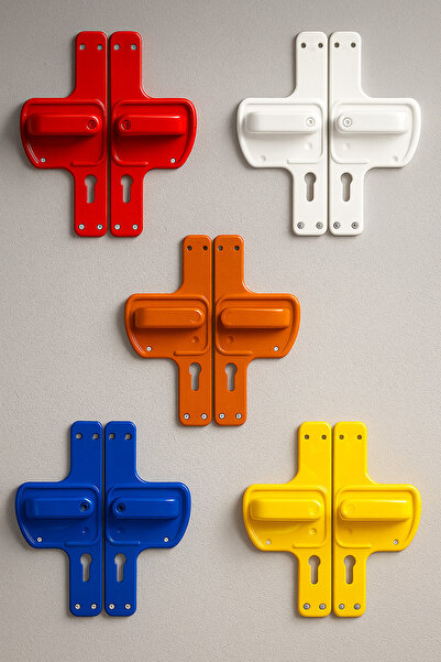 hilal kimya Coloured Security to Schools! 5 Different Colored Barrier Door Handles in One Package