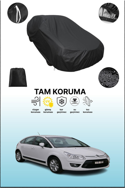 dokaca غطاء سيارة متوافق مع سيتروين سي4 هاتشباك 2008 - 2010، غطاء واقي، غطاء ...
