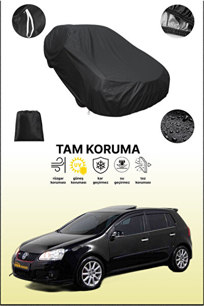dokaca غطاء سيارة متوافق مع فولكس فاجن جولف 5 باللون الأسود، غطاء واقي، غطاء ...