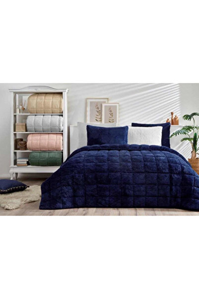 Özdilek Nova Comforter Blanket Set - Double Bone