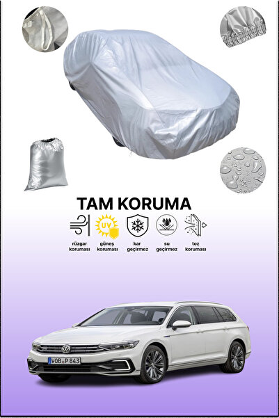 dokaca غطاء سيارة رمادي متوافق مع فولكس فاجن باسات فاريانت جي تي إي 2019 - 20...