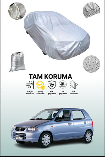 dokaca غطاء سيارة رمادي متوافق مع سوزوكي ألتو 2002 - 2006، غطاء سيارة، غطاء واقي