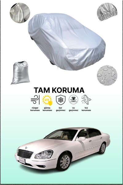 dokaca غطاء سيارة رمادي متوافق مع نيسان سيما، غطاء سيارة، غطاء واقي