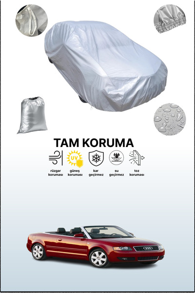 dokaca غطاء سيارة رمادي متوافق مع أودي A4 كابريوليه 2002 - 2005، غطاء سيارة، ...