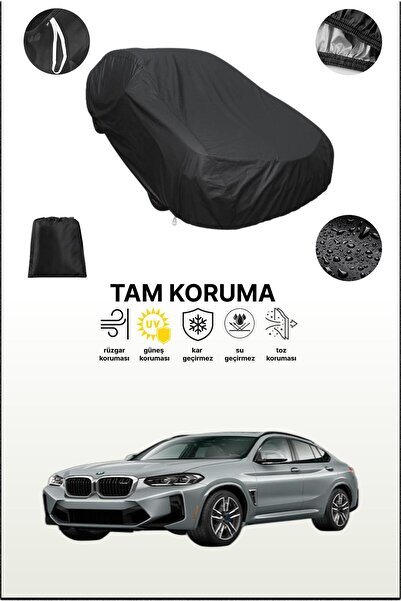 dokaca غطاء سيارة أسود متوافق مع بي إم دبليو إكس 4 إم، غطاء واقي، غطاء سيارة