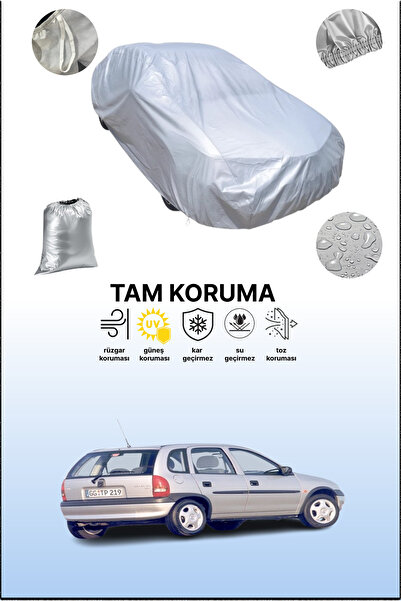 dokaca غطاء سيارة رمادي متوافق مع أوبل كورسا ذات 5 أبواب موديلات 1993 - 1997، غطاء سيارة، غطاء واقي