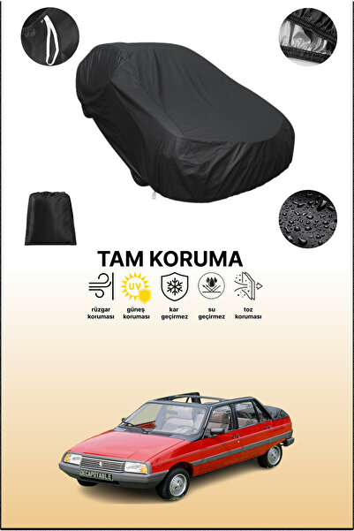 dokaca غطاء سيارة أسود متوافق مع سيتروين فيزا كابريوليه، غطاء واقي، غطاء سيارة