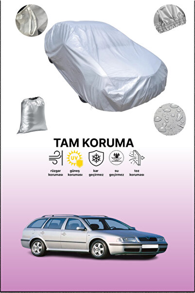 dokaca غطاء سيارة رمادي متوافق مع سكودا أوكتافيا I كومبي 1997 - 2004، غطاء سي...