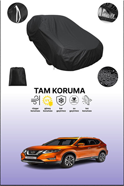 dokaca غطاء سيارة أسود متوافق مع نيسان إكس-تريل، غطاء واقي، غطاء سيارة