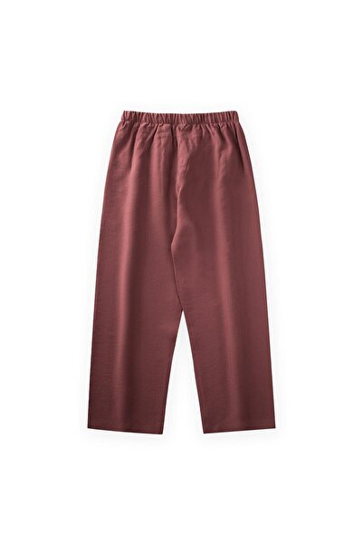 Cigit Seasonal Modal Trousers 2-8 Years Old Burgundy