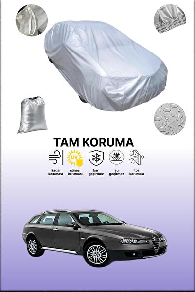 dokaca غطاء سيارة رمادي متوافق مع ألفا روميو 156 كروس واجن، غطاء سيارة، غطاء واقي