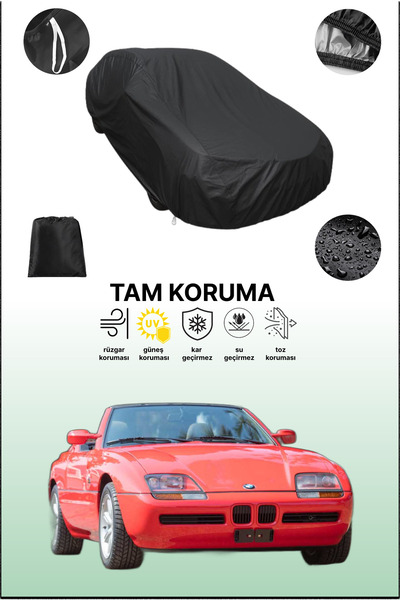 dokaca غطاء سيارة متوافق مع سيارة بي إم دبليو Z1 باللون الأسود، غطاء واقي، غطاء سيارة