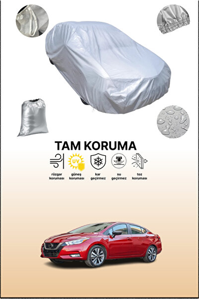 dokaca غطاء سيارة رمادي متوافق مع نيسان تيدا/فيرسا 2006 - 2021، غطاء سيارة، غ...