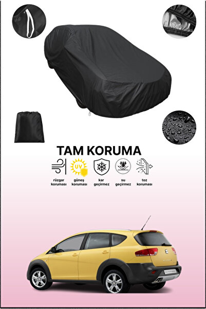 dokaca غطاء سيارة متوافق مع سيات ألتيا فريتراك 2007 - 2009، غطاء واقي، غطاء سيارة أسود