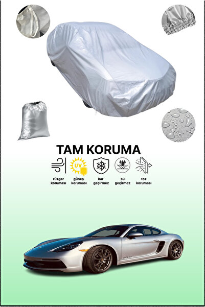 dokaca غطاء سيارة رمادي متوافق مع بورش 718 كايمان جي تي إس (982C) 2017 - 2021...