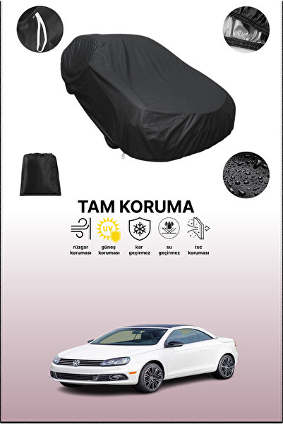 dokaca غطاء سيارة أسود متوافق مع فولكس فاجن إيوس، غطاء واقي، غطاء سيارة