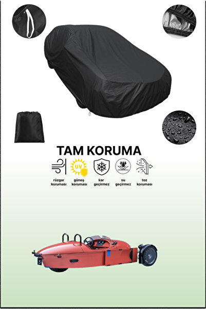 dokaca غطاء سيارة مورغان سوبر 3 أسود متوافق، غطاء واقي، غطاء سيارة