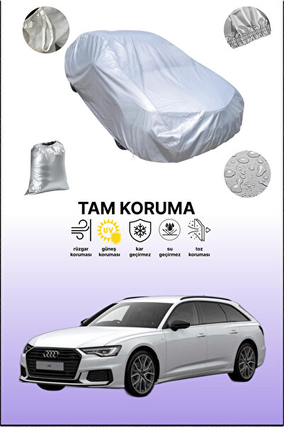 dokaca غطاء سيارة رمادي متوافق مع أودي A6 أفانت، غطاء سيارة، غطاء واقي