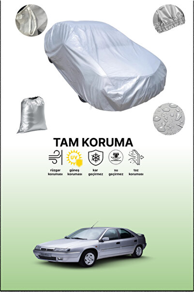 dokaca غطاء سيارة رمادي متوافق مع سيتروين زانتيا، غطاء سيارة، غطاء واقي