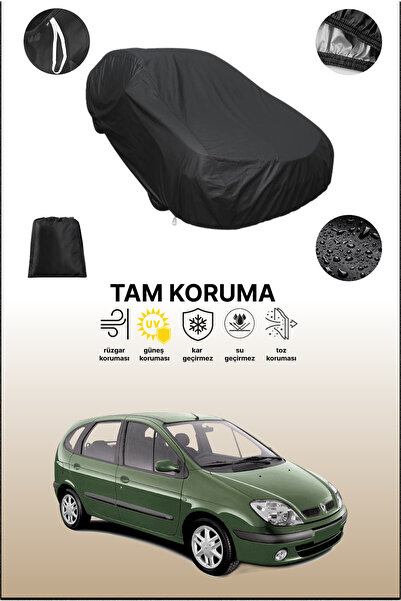 dokaca غطاء سيارة متوافق مع رينو سينيك 1999 - 2003، لون أسود، غطاء واقي، غطاء...