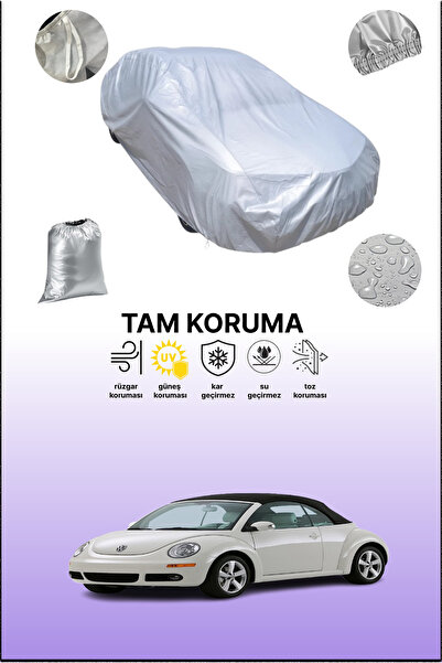 dokaca غطاء سيارة رمادي متوافق مع فولكس فاجن بيتل كابريو 2005 - 2010، غطاء سي...